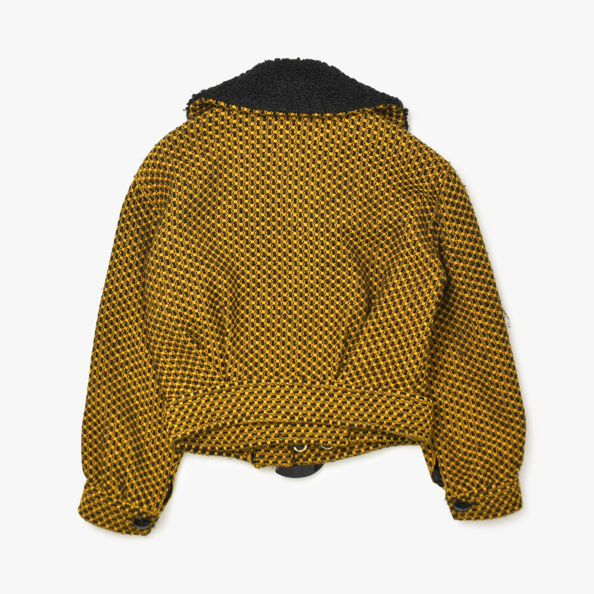 Dior All Over Print Set Yellow Black Wool Nylon Cupro — view 2