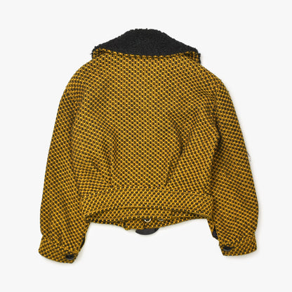 Dior All Over Print Set Yellow Black Wool Nylon Cupro — view 2