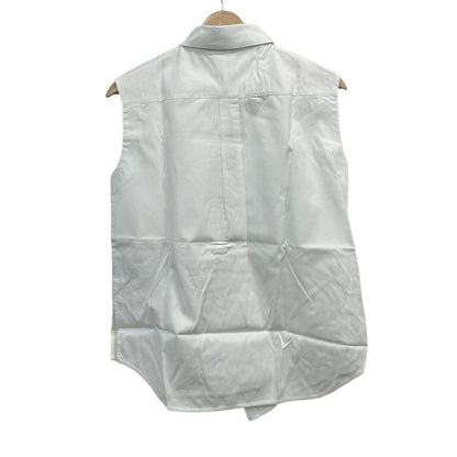 Balenciaga Sleeveless Shirt Blouse Size 36 S Women's - 373602tmb12 White