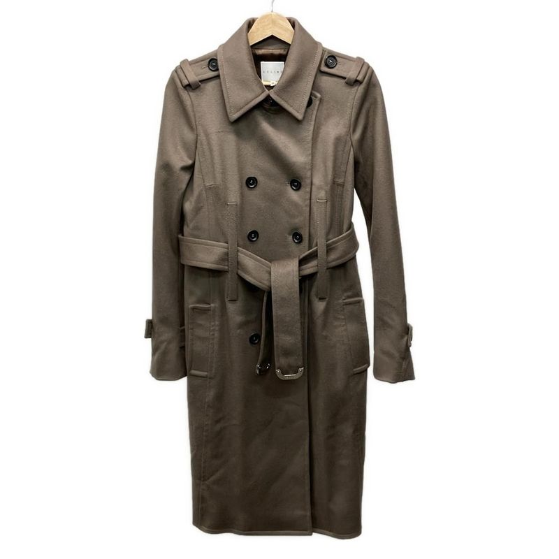 Celine Coat Size 36 S Women's - Dark Brown Long Sleeve Autumn Winter