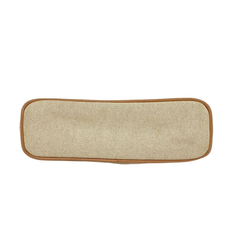 Hermes Pouch Bolide Pouch 25 Beige X Light Brown Leather