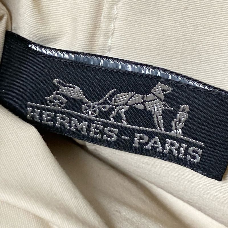 Hermes Pouch Bolide Pouch 25 Beige X Light Brown Leather