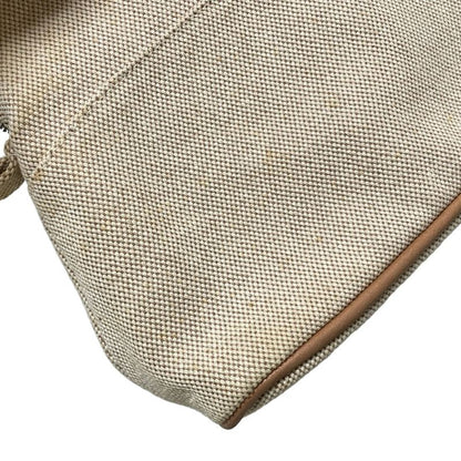 Hermes Pouch Bolide Pouch 25 Beige X Light Brown Leather