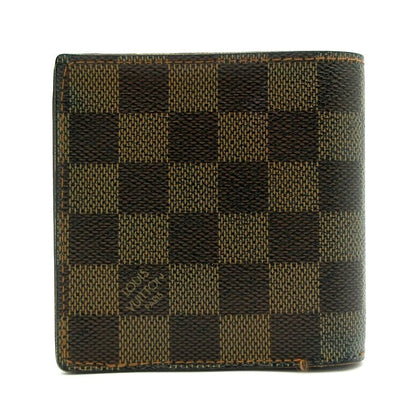 Louis Vuitton Bifold Wallet Damier Portefeuille Marco N61675 Ebene