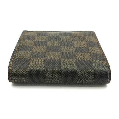 Louis Vuitton Bifold Wallet Damier Portefeuille Marco N61675 Ebene