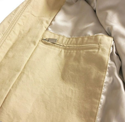 Dior 24ss Logo Embroidered Zip-Up Hoodie Hooded Jacket Blouson 48 Beige