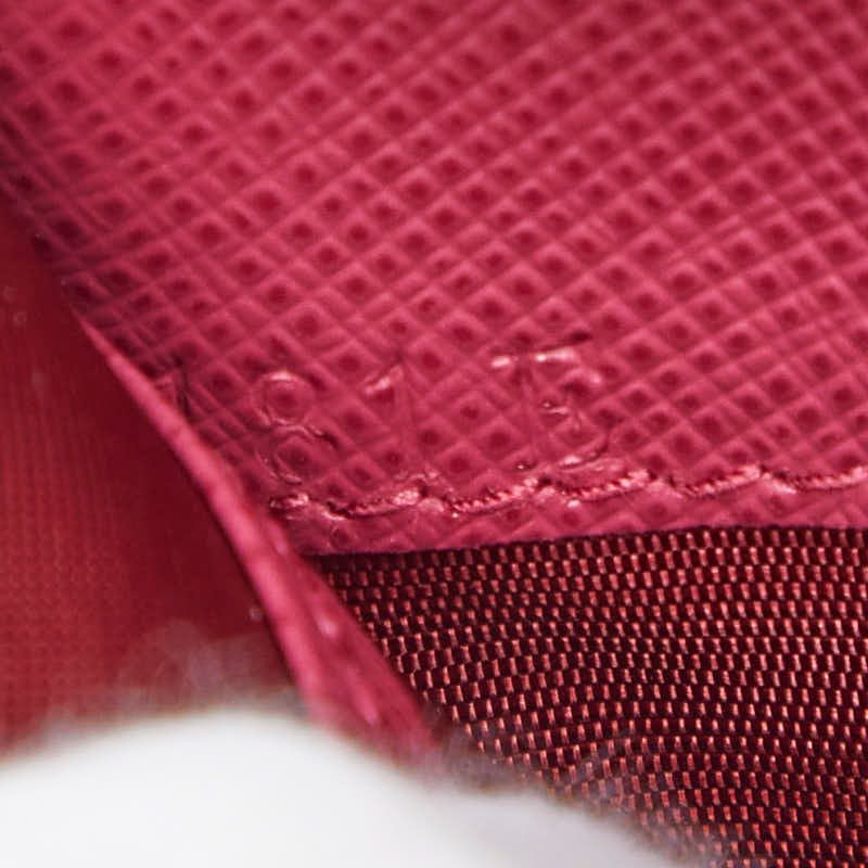 Prada Logo 1mh021 Black Sapphire Leather Women's Prada