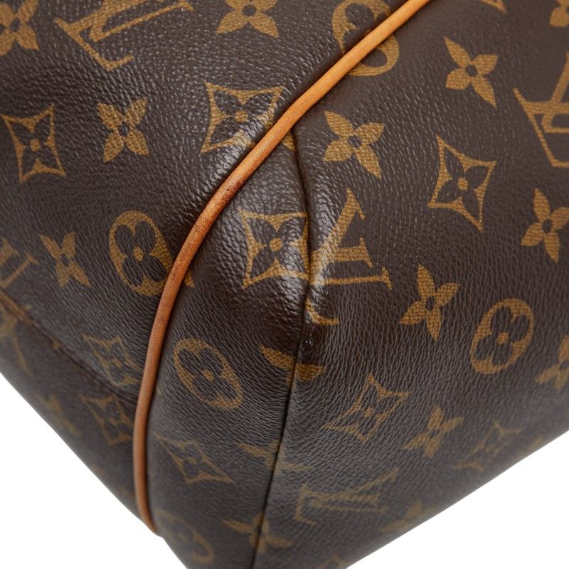 Louis Vuitton Monogram Totally MM Shoulder Bag Tote Bag M56689 Brown PVC