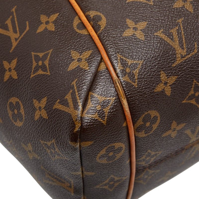 Louis Vuitton Monogram Totally MM Shoulder Bag Tote Bag M56689 Brown PVC
