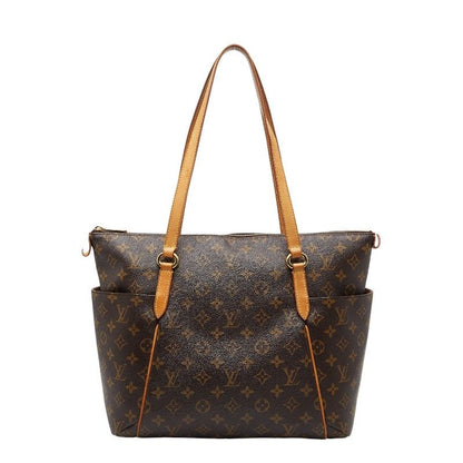 Louis Vuitton Monogram Totally MM Shoulder Bag Tote Bag M56689 Brown PVC