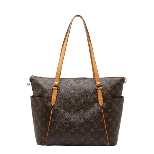 Louis Vuitton Monogram Totally MM Shoulder Bag Tote Bag M56689 Brown PVC