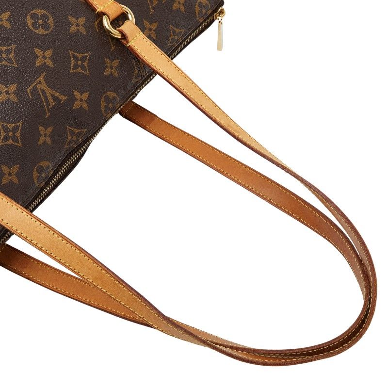 Louis Vuitton Monogram Totally MM Shoulder Bag Tote Bag M56689 Brown PVC