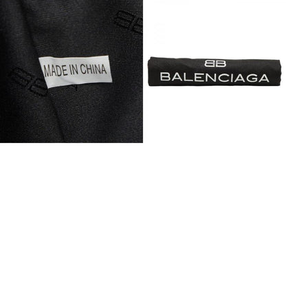 Balenciaga BB Logo Tote Bag Handbag Brown Canvas Leather Women's Balenciaga