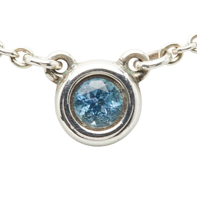 Tiffany & Co Elsa Peretti Color by the Yard Aquamarine Silver Blue Sv925 Silver