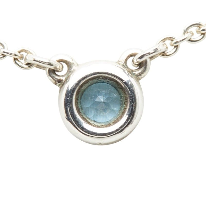 Tiffany & Co Elsa Peretti Color by the Yard Aquamarine Silver Blue Sv925 Silver