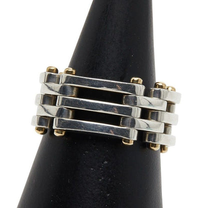 Tiffany & Co Gate Silver Gold Sv925 Silver 18k Yellow Gold Yellow Gold Men's