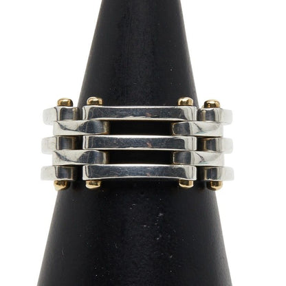 Tiffany & Co Gate Silver Gold Sv925 Silver 18k Yellow Gold Yellow Gold Men's