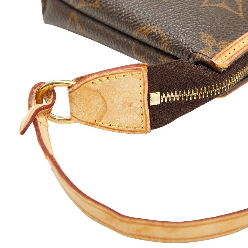 Louis Vuitton Monogram Mini Pochette Delightful Mini Bag Pouch M40309 Brown PVC