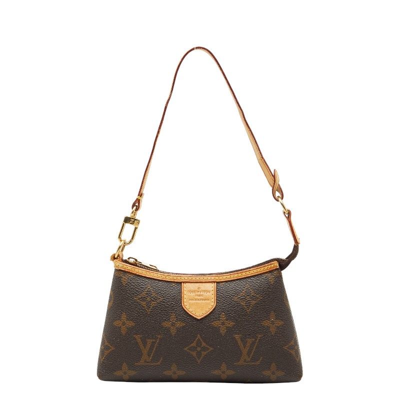Louis Vuitton Monogram Mini Pochette Delightful Mini Bag Pouch M40309 Brown PVC