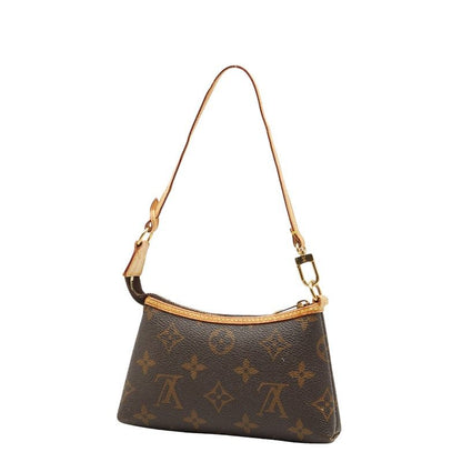 Louis Vuitton Monogram Mini Pochette Delightful Mini Bag Pouch M40309 Brown PVC