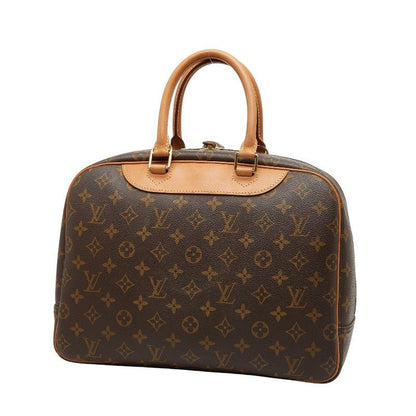 Louis Vuitton Monogram Deauville M47270 Brown PVC Leather Women's Louis Vuitton