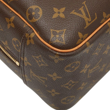 Louis Vuitton Monogram Deauville M47270 Brown PVC Leather Women's Louis Vuitton