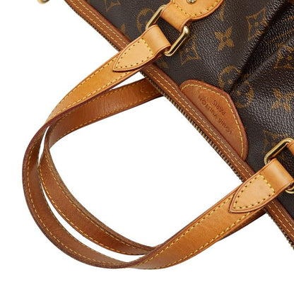Louis Vuitton Monogram Palermo PM Handbag Shoulder Bag 2way M40145 Brown PVC