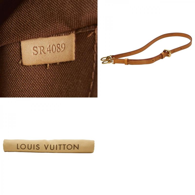 Louis Vuitton Monogram Palermo PM Handbag Shoulder Bag 2way M40145 Brown PVC