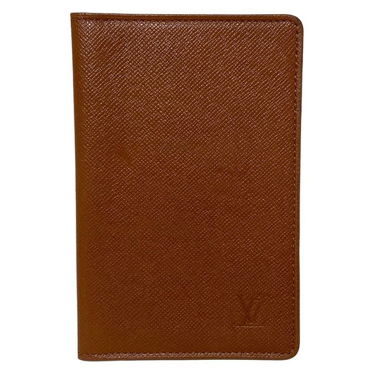 Louis Vuitton Accessory Case Taiga - Brown Certificate Case Leather