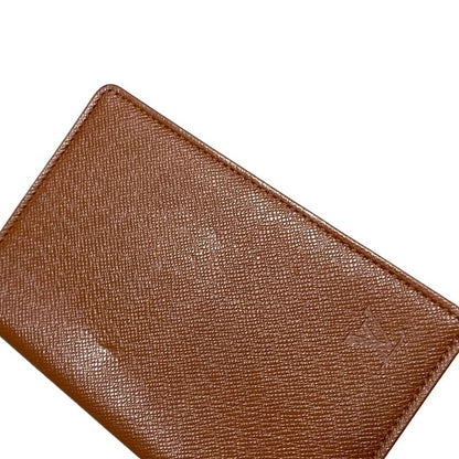 Louis Vuitton Accessory Case Taiga - Brown Certificate Case Leather