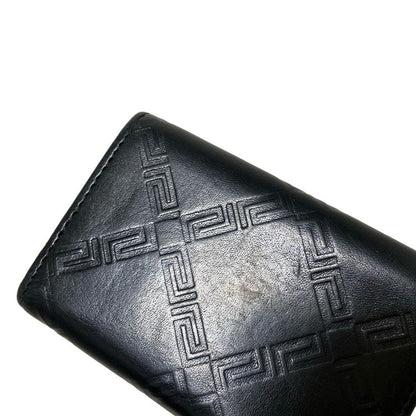 Versace Key Case - Black 6 Hooks Leather