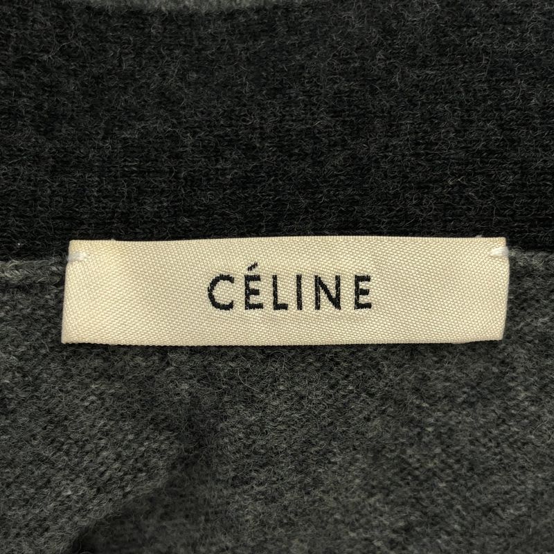 Celine Cles Easy Pattern Knit Cardigan 2 5 T67 597 B Mixed Color