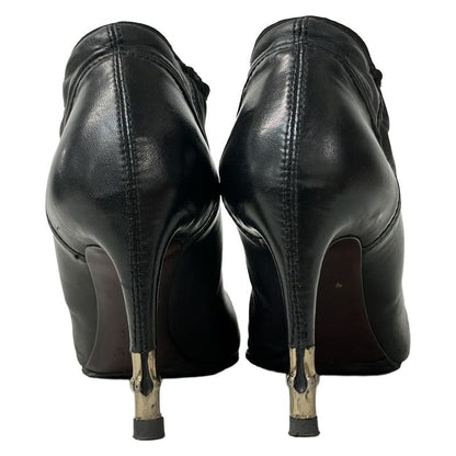 Gucci Booties 36c Women's - Black Outsole Reupholstered Leather