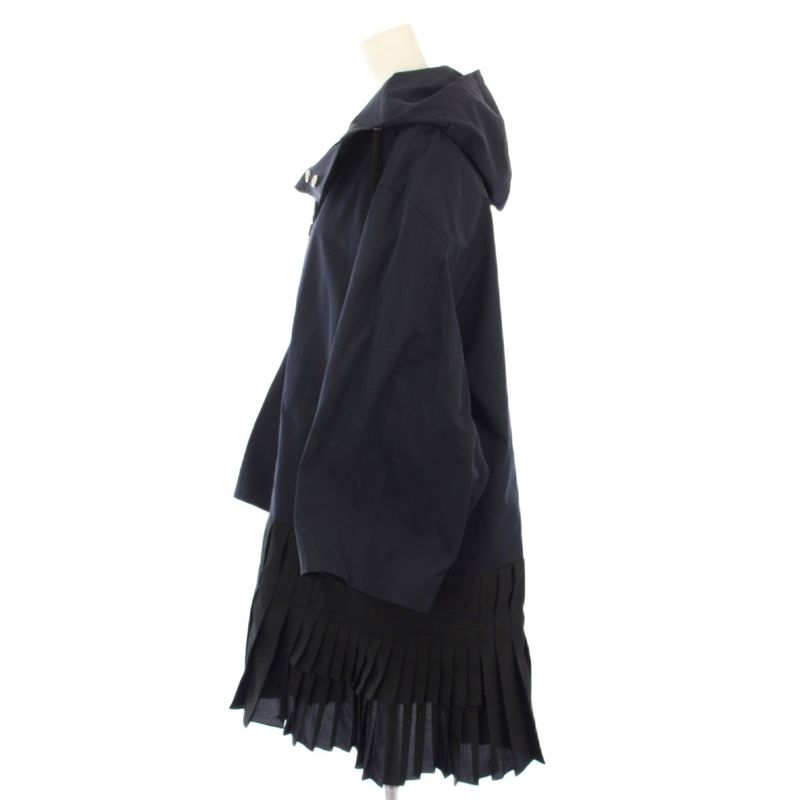 Christian Dior Mountain Parka Spring Coat Spring Outerwear Hoodie Pleated