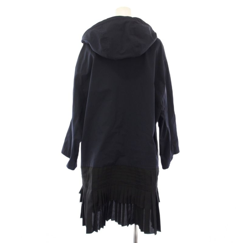 Christian Dior Mountain Parka Spring Coat Spring Outerwear Hoodie Pleated