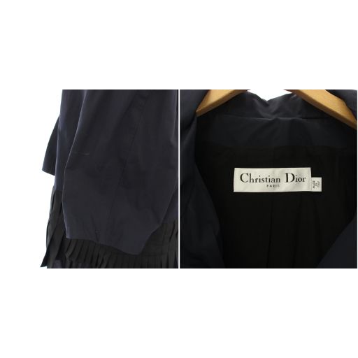 Christian Dior Mountain Parka Spring Coat Spring Outerwear Hoodie Pleated