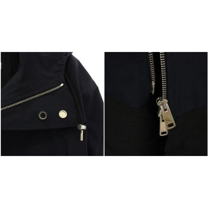 Christian Dior Mountain Parka Spring Coat Spring Outerwear Hoodie Pleated