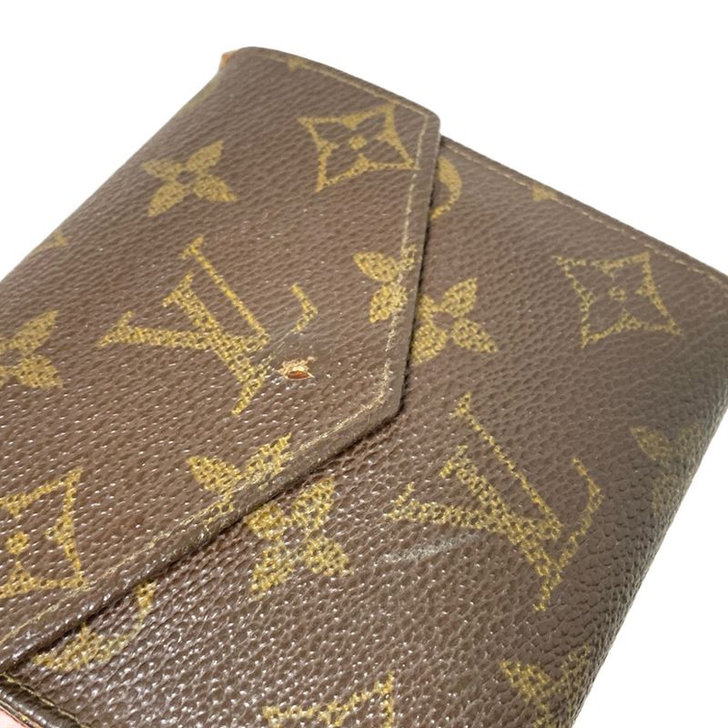 Louis Vuitton W Hook Wallet Monogram Porto Monevier (new Shape) M61660