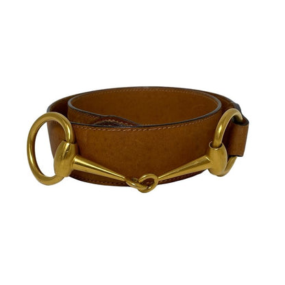 Gucci Belt 85/34 - Brown Horsebit Leather