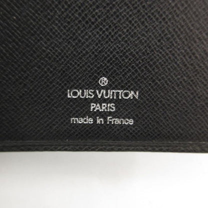 Louis Vuitton Taiga Portobier 3 Cult Cles Di Bifold Wallet Logo Black M30452 Ae