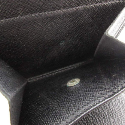 Louis Vuitton Taiga Portobier 3 Cult Cles Di Bifold Wallet Logo Black M30452 Ae