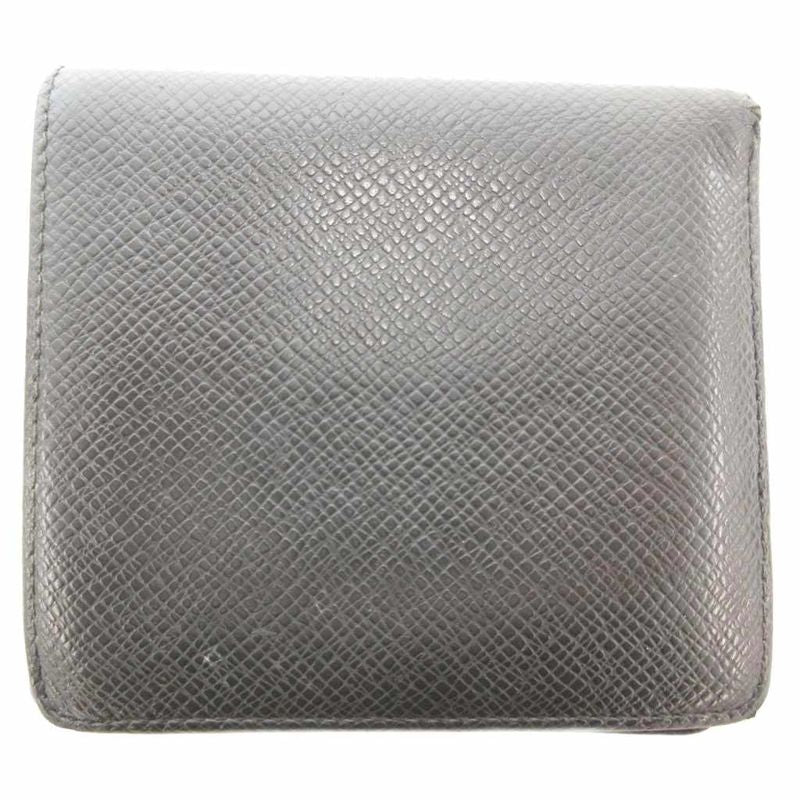 Louis Vuitton Taiga Portobier 3 Cult Cles Di Bifold Wallet Logo Black M30452 Ae