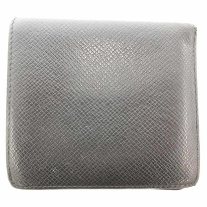 Louis Vuitton Taiga Portobier 3 Cult Cles Di Bifold Wallet Logo Black M30452 Ae