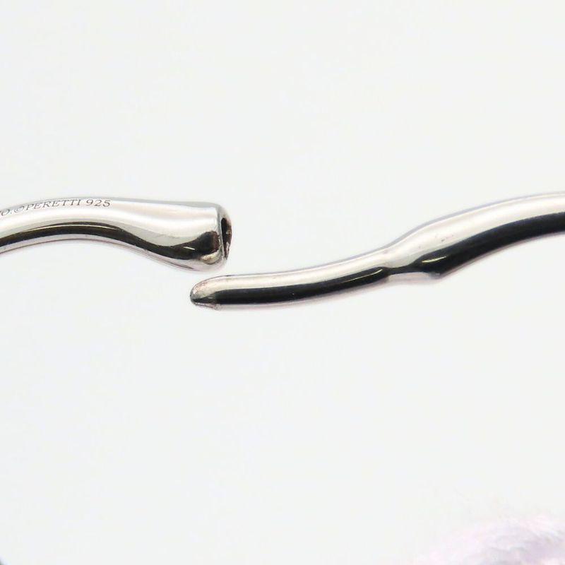 Tiffany & Co Earrings Open Heart Hoop Silver 925 Approx 5.6g Silver Elsa