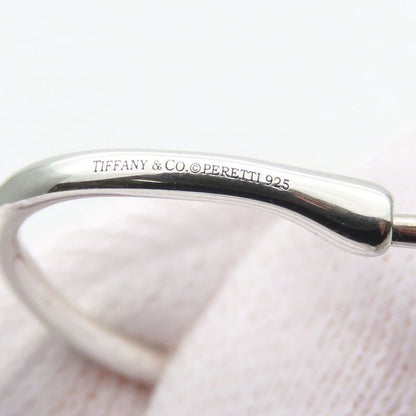 Tiffany & Co Earrings Open Heart Hoop Silver 925 Approx 5.6g Silver Elsa