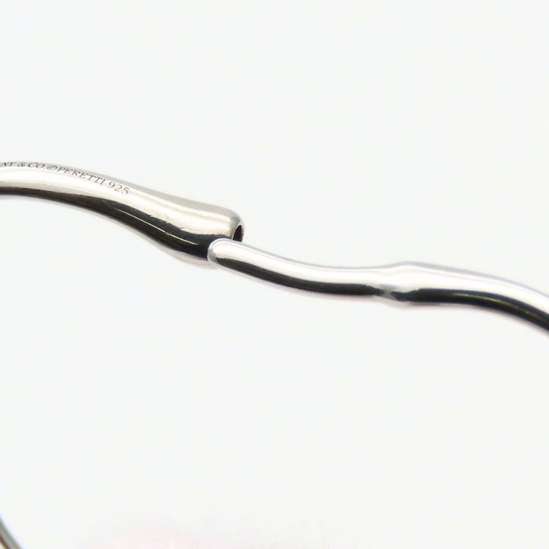 Tiffany & Co Earrings Open Heart Hoop Silver 925 Approx 5.6g Silver Elsa