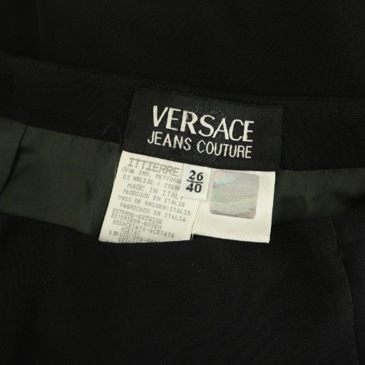 Versace Jeans Couture Suit Setup Top and Bottom Jacket Mini Skirt Lace 26 40
