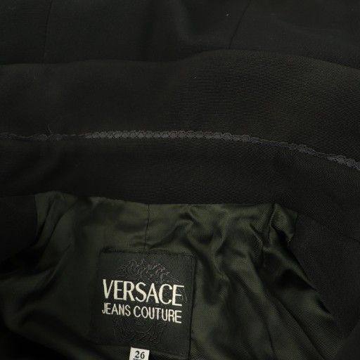 Versace Jeans Couture Suit Setup Top and Bottom Jacket Mini Skirt Lace 26 40