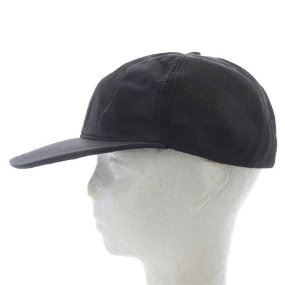 Gucci GG Pattern Nylon Mesh Baseball Cap Hat M 58cm (22.83in) Black Yo8 • OH