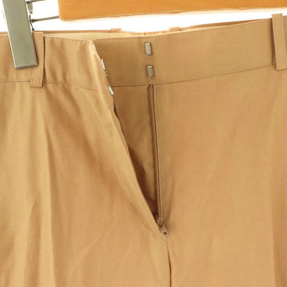 Celine Phoebe Period Cotton Flare Wide Pants 36 Beige Roll Up Cx • OS